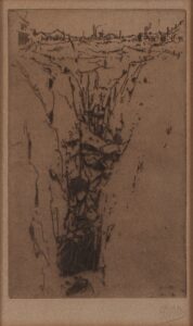 352 PIETER VAN DER WESTHUIZEN - Excavation mine 24 x 14 cm Pencil_1