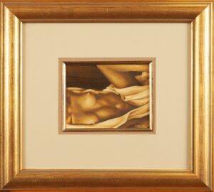 366 GAYE - Nude #1 19 x 15 cm Oil
