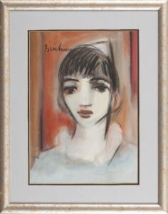 368 BUCHNER - Face brown eye shadow 40 x 29 cm Mixed medium