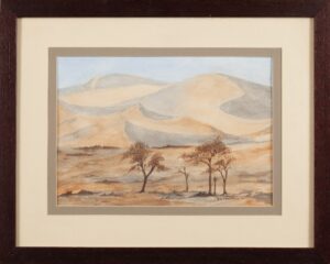 377 EG HAWARSON - Namibia dunes 37 x 26 cm Watercolors