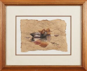 378 DALLAS SMITH - Two ducks #1 35 x 25 cm Mixed medium