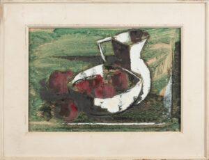 382 EBEN LIEBENBERG - Fruit bowl and jug 49 x 34 cm Mixed medium