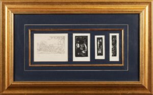 390 ERIC MAYER - 4 piece ox wagon Etch #2