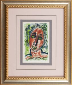 403 IRMA STERN - Monotype figure 33 x 21 cm Etch