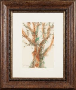 425 BACHHER - Tree 39 x 27 cm Mixed medium