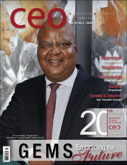 CEO Magazine cover CEO Magazine cover - Dr Moloabi GEMS