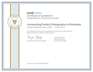 CertificateOfCompletion_Compositing Product Photography in Photoshop