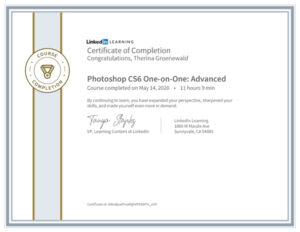 CertificateOfCompletion_Photoshop CS6 One-on-One_ Advanced