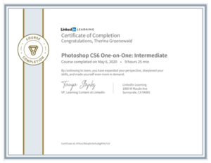 CertificateOfCompletion_Photoshop CS6 One-on-One_ Intermediate