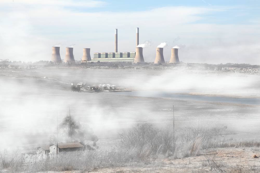 Coal mines and pollution_science photography