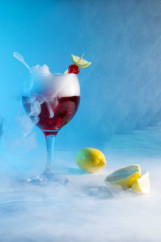 Coctail sticks_dry ice international_product photography