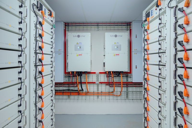 Industrial photography_fusion solar_inverters