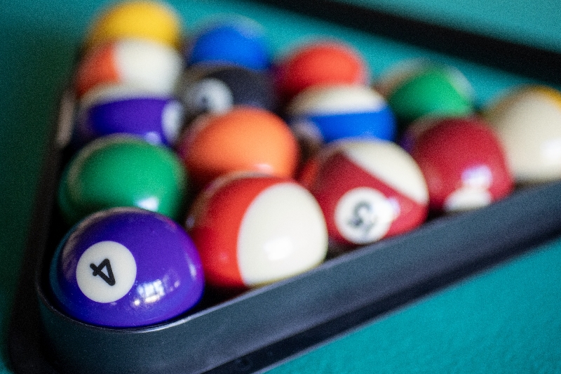 Irene Village Guesthouse_property photography_pool table balls Irene Village Guesthouse_property photography_pool table balls