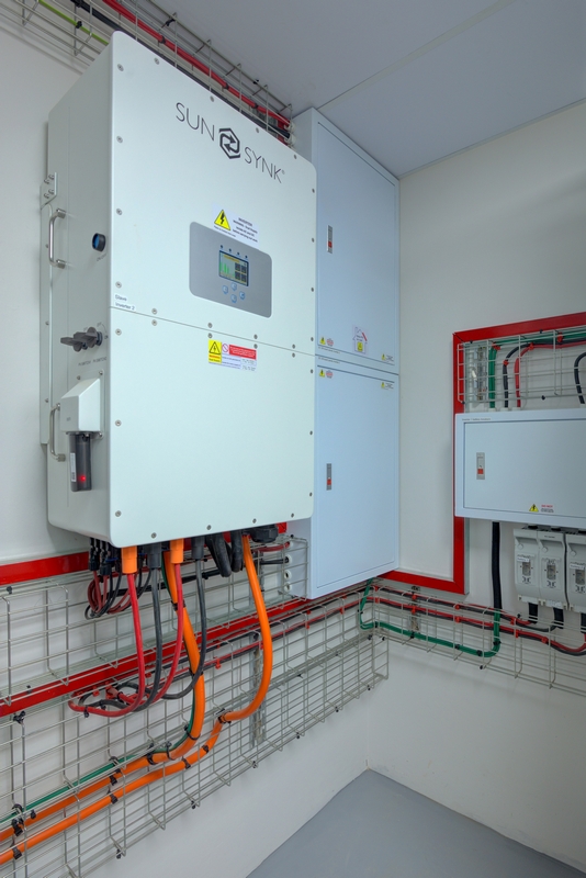 Solar inverter system_industrial photography