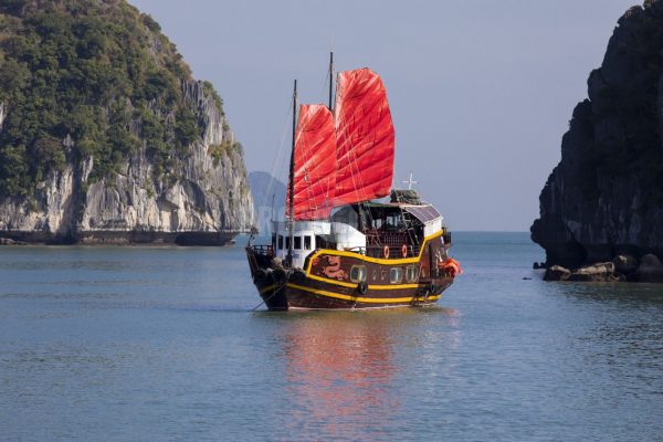 Junk boat Vietnam
