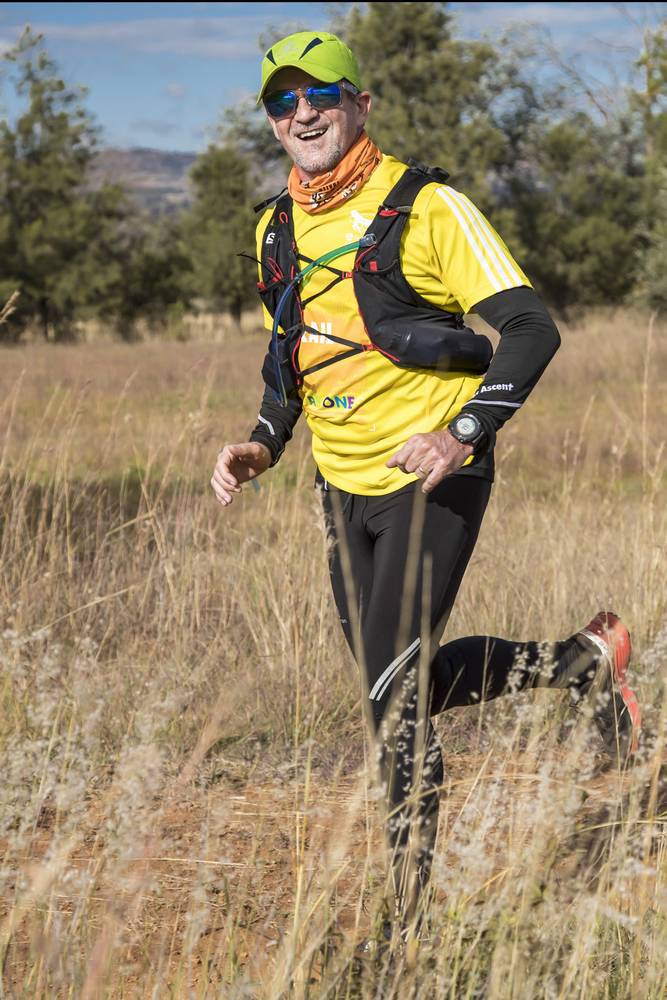 Trail running fun_sport and action photography