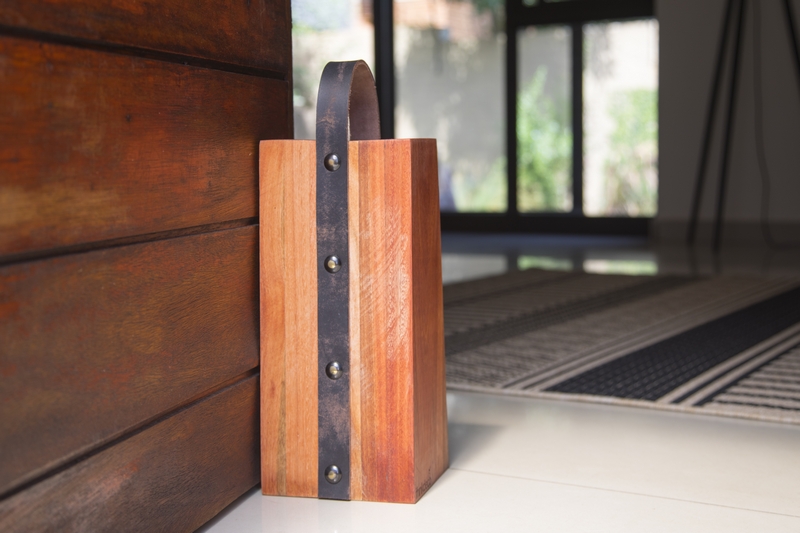 Wooden doorstop_lifestyle product photography